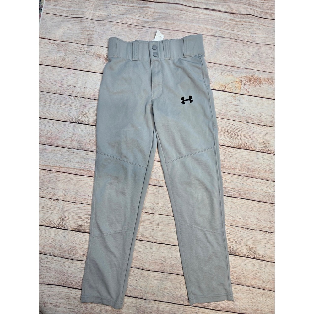 Under Armour Youth Baseball/Softball Pants Size Medium Gray Loose